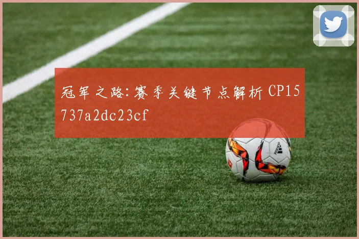冠军之路:赛季关键节点解析 CP15737a2dc23cf