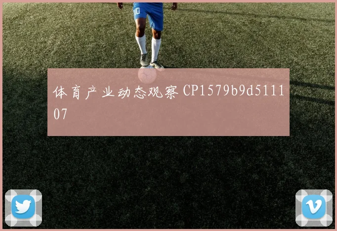 体育产业动态观察 CP1579b9d511107